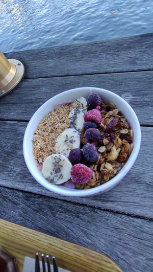 大豆で作られたヨーグルト at Optimus Cafe in Osaka