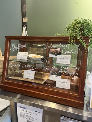 Cake counter!   at Optimus Cafe in Osaka