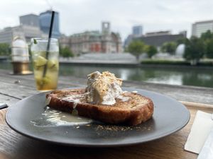 French toast   at Optimus Cafe in Osaka