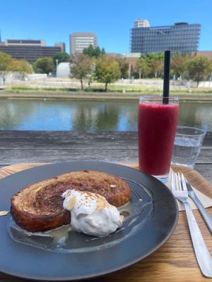 French toast  at Optimus Cafe in Osaka