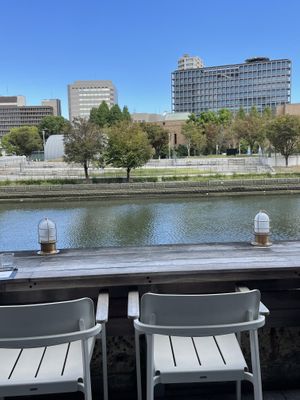 Beautiful serene view   at Optimus Cafe in Osaka
