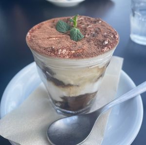 Vegan Tiramisu  at Optimus Cafe in Osaka