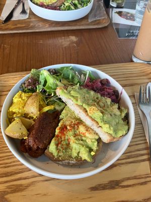 Have a good day brekky  at Optimus Cafe in Osaka