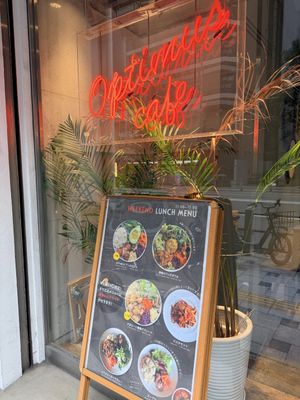   at Optimus Cafe in Osaka