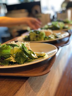 Lunch plate at Optimus Cafe in Osaka
