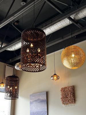 Nice lights  at Saha Eatery in Squamish