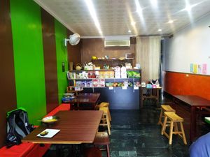 Inside view at Luz Vegan in Chiayi