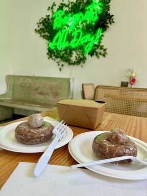 Lemon & vanilla donuts   at Brooklyn Cafe in Wilmington