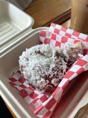Coconut donut   at Brooklyn Cafe in Wilmington