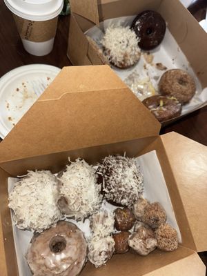 Coconut, lemon, chocolate, cinnamon sugar, & vanilla 🤌🏽🤌🏽🤌🏽🤌🏽🤌🏽  at Brooklyn Cafe in Wilmington