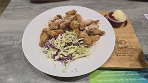 Crispy Popcorn Chicken at So Vegan - Yaowarat​ in Bangkok