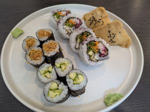  at Shū ShòuSī 蔬壽司 - Yasaisushi in Taichung