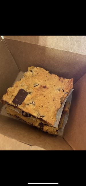 Vegan pumpkin blondie  at Hungry Pants in Orlando