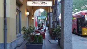 Exterior at Casa del Popolo in Bellinzona
