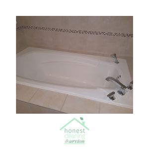Soak in your clean tub. at Honest Cleaning and Services in Chilliwack