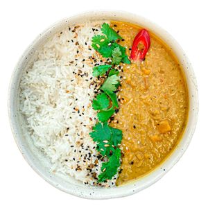 Карри с тыквой и рисом жасмин at Tsiniki in Moscow