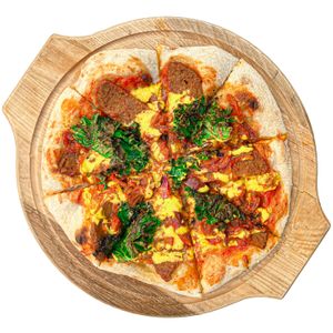 Пицца с сейтаном at Tsiniki in Moscow