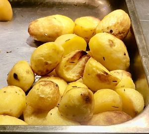 Roast potatoes   at Pam in Bologna