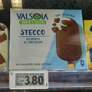 ice popsicle at Pam in Bologna