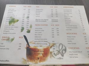 Drinks, not all are vegan...ask the server at Define Bakery and Eatery in Denpasar