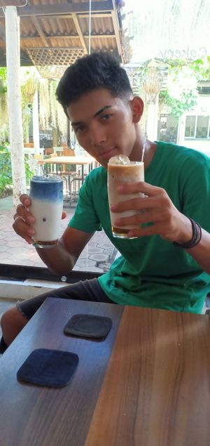 Our barrista. at Define Bakery and Eatery in Denpasar