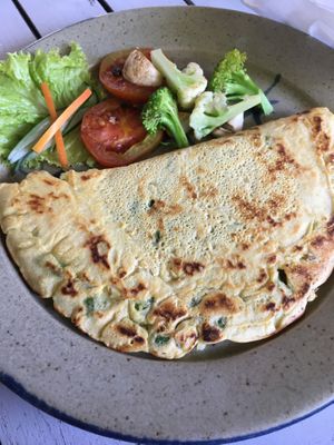 Vegan omelette  at Define Bakery and Eatery in Denpasar