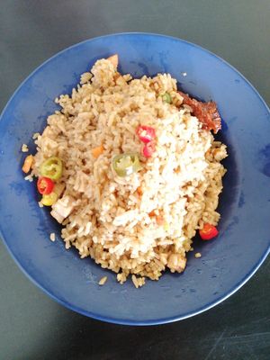 Ham fried rice at Mummy Yummy in East Singapore