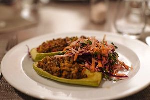 vegan, organic meals created by an in-house chef at Yogafriends in Fuerteventura