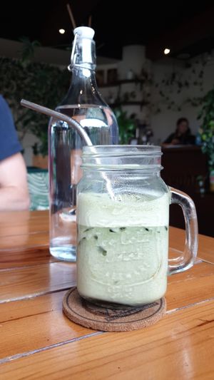 Iced Matcha latte at Ver De in Puerto Princesa