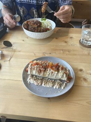 Breakfast burrito 😋 and the special of the day - katsu curry 😋  at Ver De in Puerto Princesa