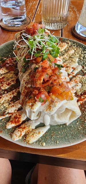 Breakfast burrito at Ver De in Puerto Princesa