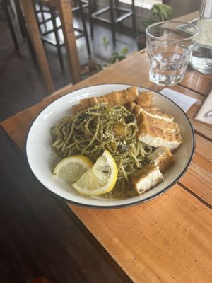 Pesto spaghetti - 8/10  at Ver De in Puerto Princesa