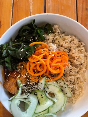 Tofu poke (my fav) at Ver De in Puerto Princesa