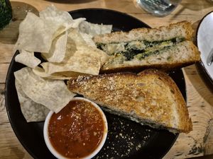 Pesto grilled cheese at Ver De in Puerto Princesa