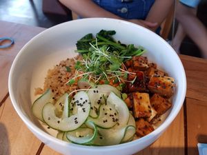 rice bowl at Ver De in Puerto Princesa