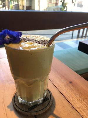 Matcha colada at Ver De in Puerto Princesa