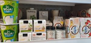 Dairy free options at PlantShop in Oradea