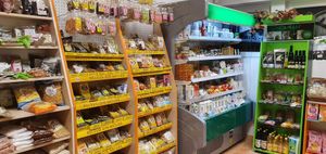 Spices, cereals, refrigerated vegan products at PlantShop in Oradea