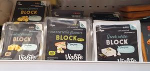 Vegan cheese at PlantShop in Oradea