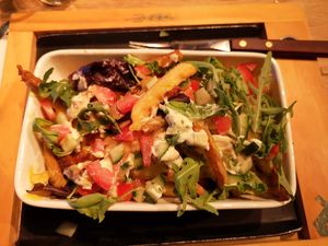 Vegan kapsalon at Café de Post in Midwoud