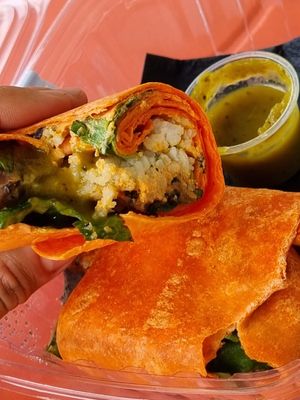 Quesso roller soooo mouthwatering and full of flavour at JuiceLand - Westheimer Rd in Houston