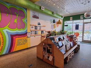 They also sell records at JuiceLand - Westheimer Rd in Houston