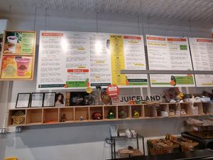 Menu at JuiceLand - Westheimer Rd in Houston