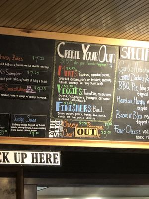 Create your own vegan pizza from “create your own” menu  at Julian Beer Co. in Julian