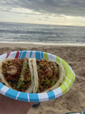 Breakfast tacos- and a short drive to the beach!  at Leahi Health in Koloa