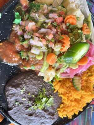 Mex-One Tamale plate  at Tamale Company in Orlando