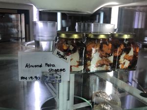 Vegan feta  at De Sky Garden in Petaling Jaya