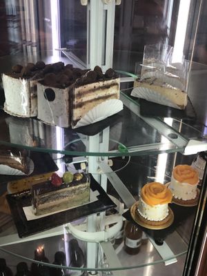 Two of these cakes were vegan  at De Sky Garden in Petaling Jaya