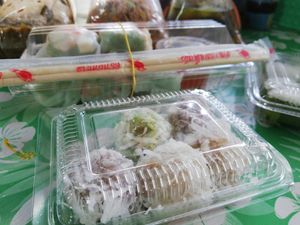 Some of the ready food at Morbu in Chonburi