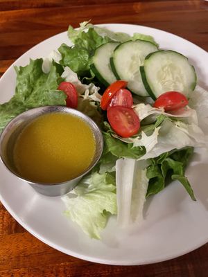 Garden salad   at Kilauea Lodge in Volcano